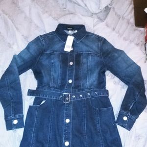 NWT bebe denim dress sz 6